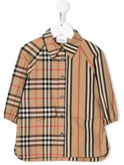 Burberry Babies' Cotton Shirt In Beige