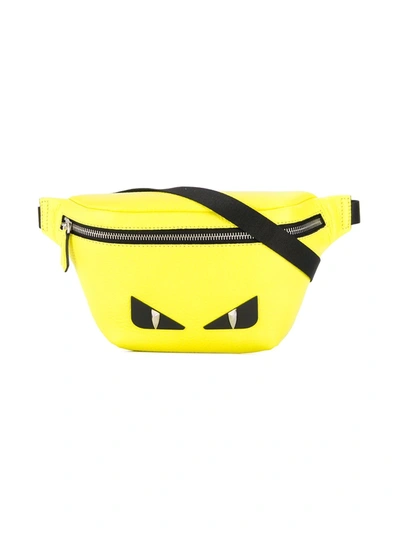 Fendi Kids' Bag Bugs Belt Bag In Yellow