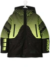 Dsquared2 Kids' Patterned Raincoat In Black