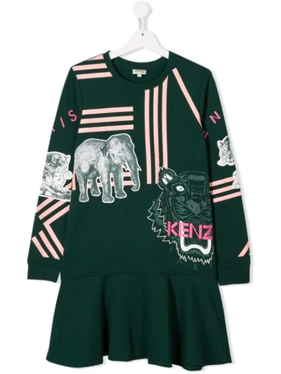 KENZO TEEN CRAZY JUNGLE DRESS 
