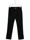 Kenzo Kids' Slim-fit Trousers In Black