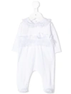 Aletta Babies' Peter Pan Collar Pajamas In White