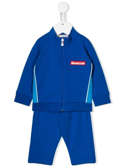 Moncler Babies' Jogginganzug Mit Logo In Blue