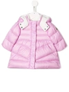 Moncler Babies' Concealed Padded Jacket In Pink