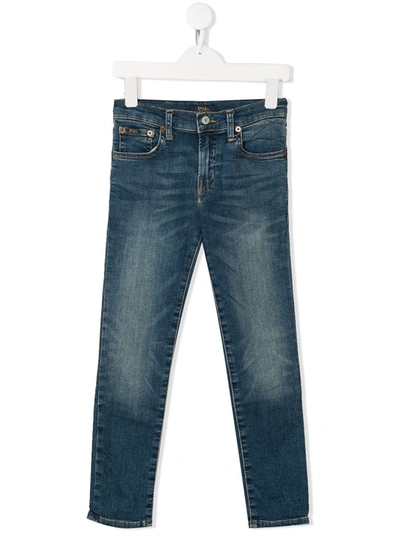 Ralph Lauren Kids' Elridge Skinny-fit Jeans In Blue
