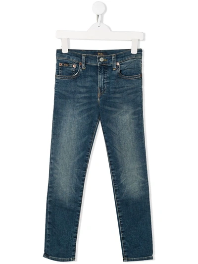 Polo Ralph Lauren Kids' Elridge Skinny-fit Jeans In Blue