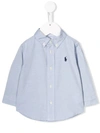 Ralph Lauren Babies' Logo Shirt In Blue