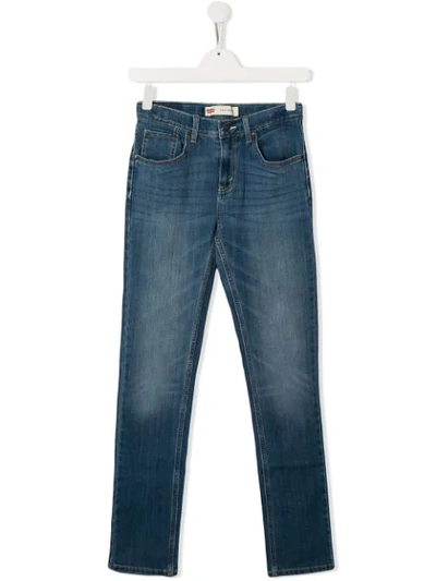 Levi's Kids' Stonewashed Jeans In Blue