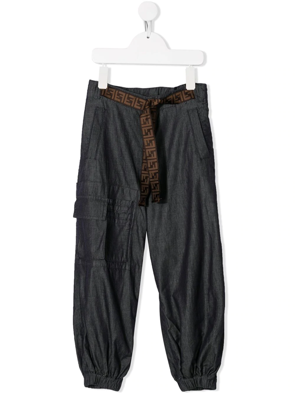 baby blue cargo trousers