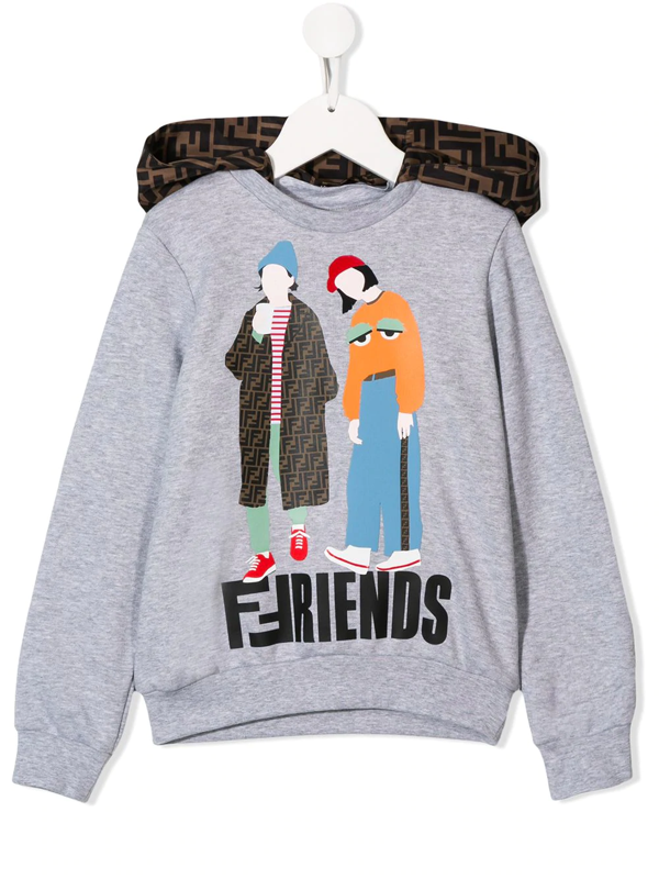 fendi grey hoodie