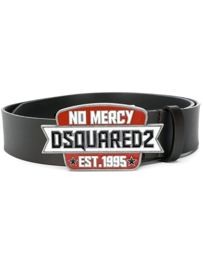 Dsquared2 Kids' No Mercy Belt In Black