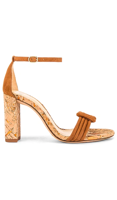 Alexandre Birman Chiara Heel In Almond & Bronzo