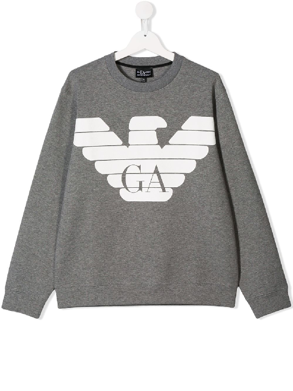 emporio armani grey sweatshirt