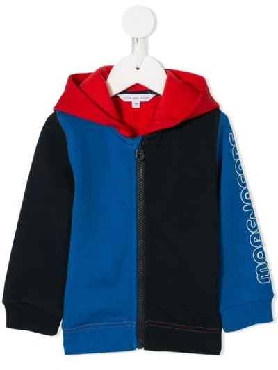 Marc Jacobs Babies' Cotton Blend Sweatshirt & Sweatpants In Blue