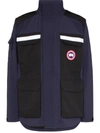 Canada Goose Photojournalist Slim-fit Two-tone Tri-durance Jacket In Blue