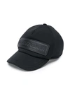 Dolce & Gabbana Babies' Logo Patch Neoprene Baseball Hat In Black