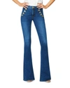 Ramy Brook Helena High Rise Flared Sailor Jeans In Medium Wash