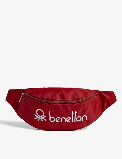 Benetton Unisex Logo Nylon Bumbag
