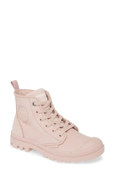 Palladium Pampa Zip Bootie In Rose Smoke