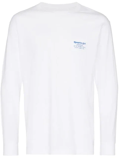 Reception Esterel Long Sleeve T-shirt In White