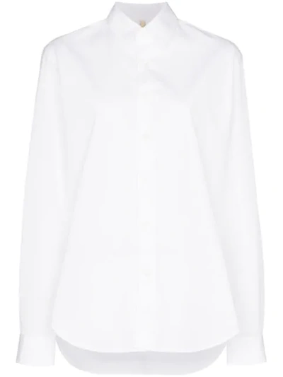 Sunflower Dan Button-up Shirt In White