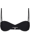 Anemone Balconette Underwire Bikini Top In Black
