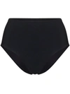 Anemone High Waist Bikini Bottoms In Black