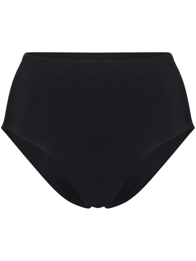 Anemone High Waist Bikini Bottoms In Black