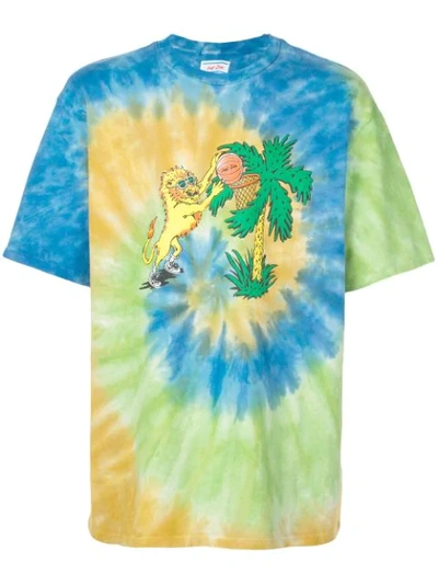 Just Don Lion Basketball Tie Dye T-shirt In Multicolor
