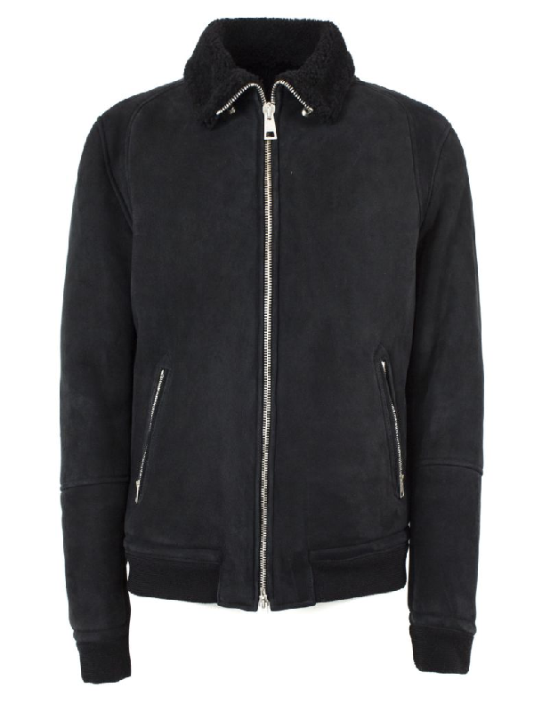 Mauro Grifoni Black Leather Jacket In Nero | ModeSens