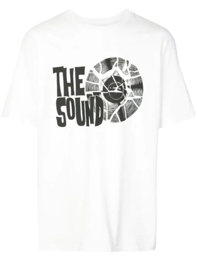 Just Don The Sound Graphic T-shirt In White