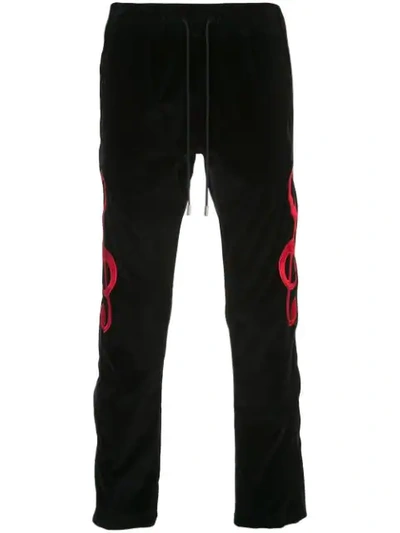 Just Don The Sound Treble Clef Tearaway Trousers In Black