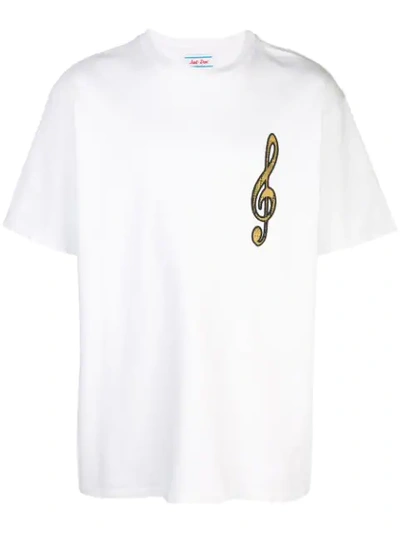 Just Don The Sound Of Treble Clef T-shirt In White