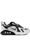 Nike Men's Air Max 200 Running Sneakers From Finish Line In White/black/anthracite