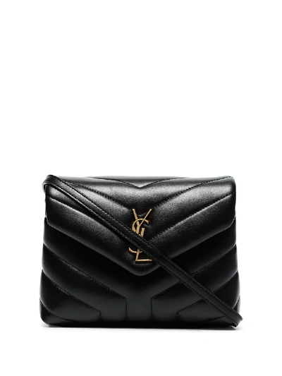 Saint Laurent Black Toy Loulou Leather Mini Bag