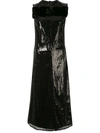 Yang Li Sequinned Midi Dress In Black