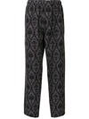 Undercover X Valentino Loose Fit Trousers In Blue