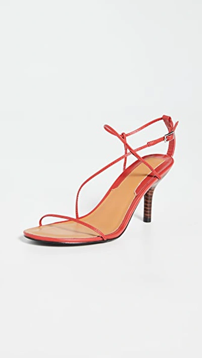 Jaggar Naked Sandals In Red