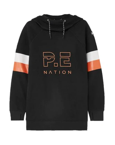 P.e Nation Sweatshirts In Black
