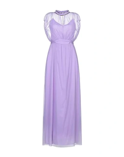 Frankie Morello Long Dresses In Purple