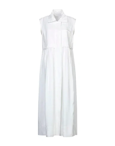 Golden Goose Long Dresses In White