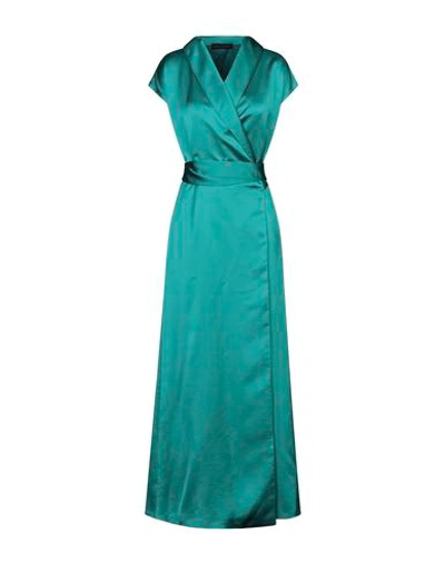 Alessandro Dell'acqua Long Dress In Emerald Green