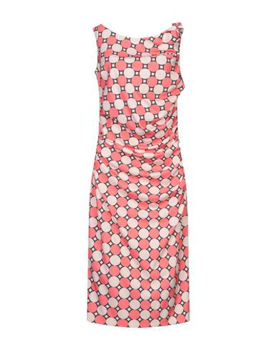 Alessandro Dell'acqua Knee-length Dress In Coral