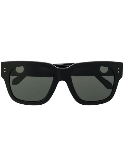Linda Farrow Oversized Frame Sunglasses In Black