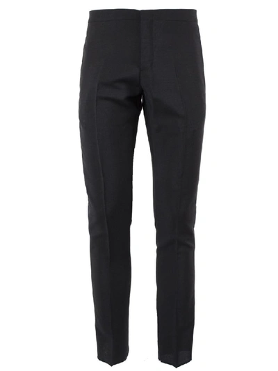 N°21 Black Tuxedo Wool Trousers In Nero