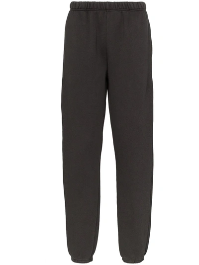 Les Tien Straight-leg Tapered Track Trousers In Black