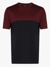 Z Zegna Panelled Short-sleeve T-shirt In Black