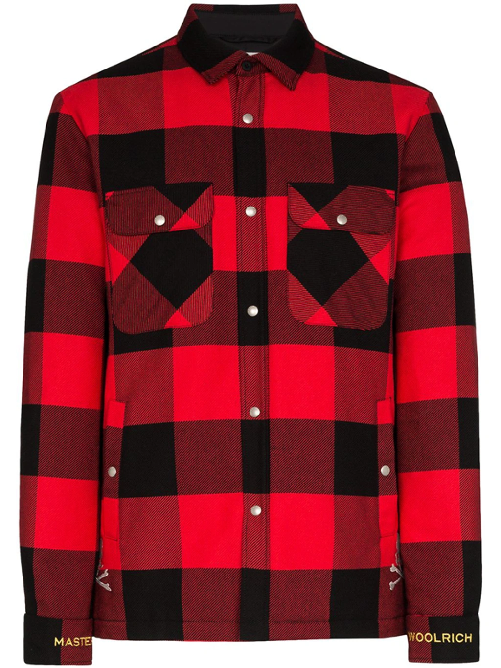 Woolrich X Mastermind Japan Buffalo Checked Jacket In Red | ModeSens 