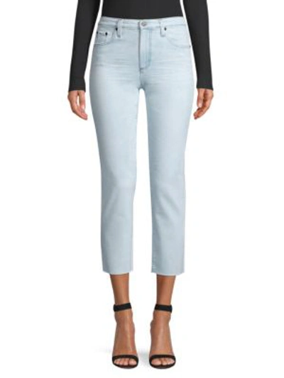 Ag Isabelle Cropped Skinny Jeans In Blue