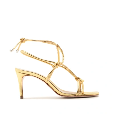 Schutz Belize Sandal In Ouro Gold